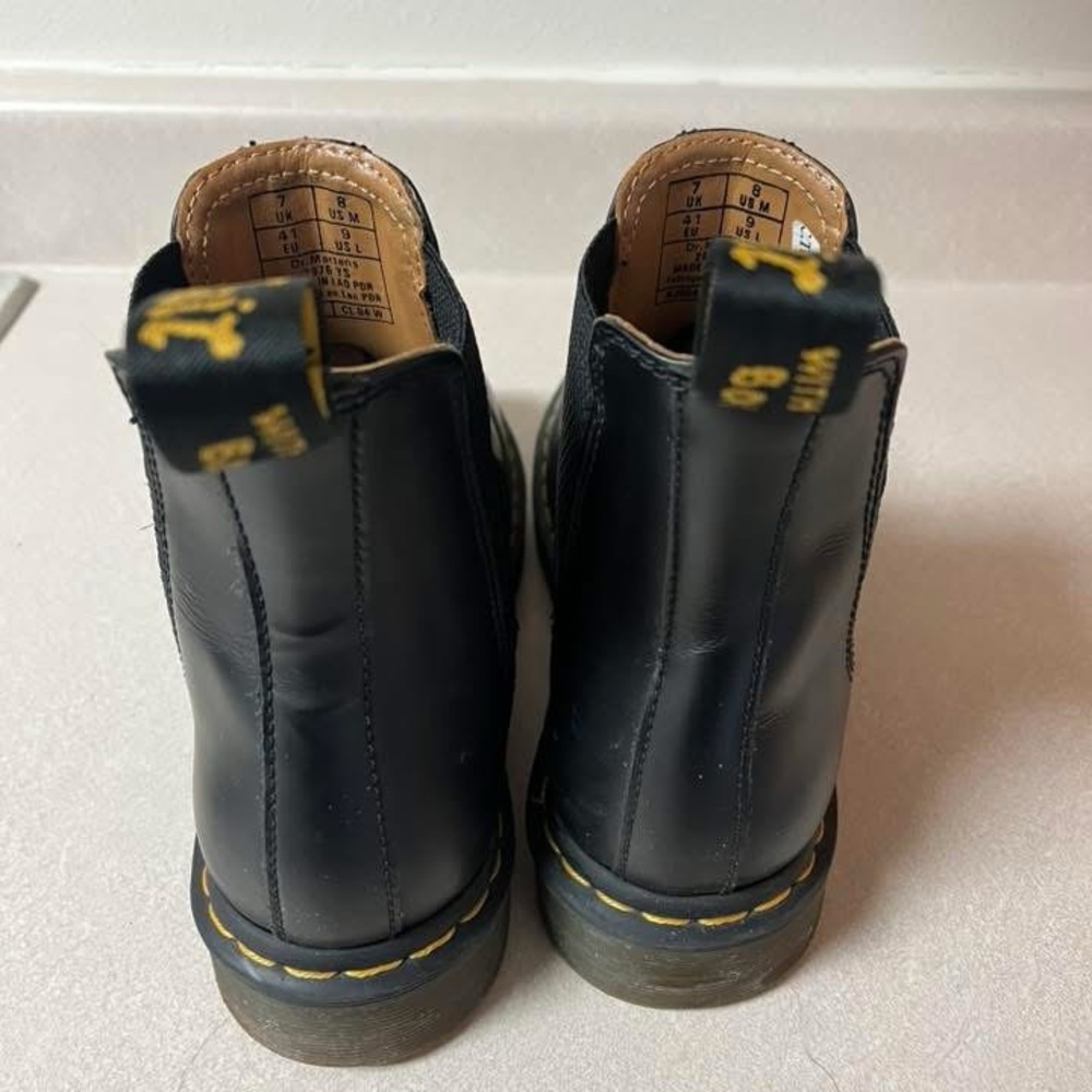Dr. Martens Black Leather Chelsea Boots - Picture 3 of 4